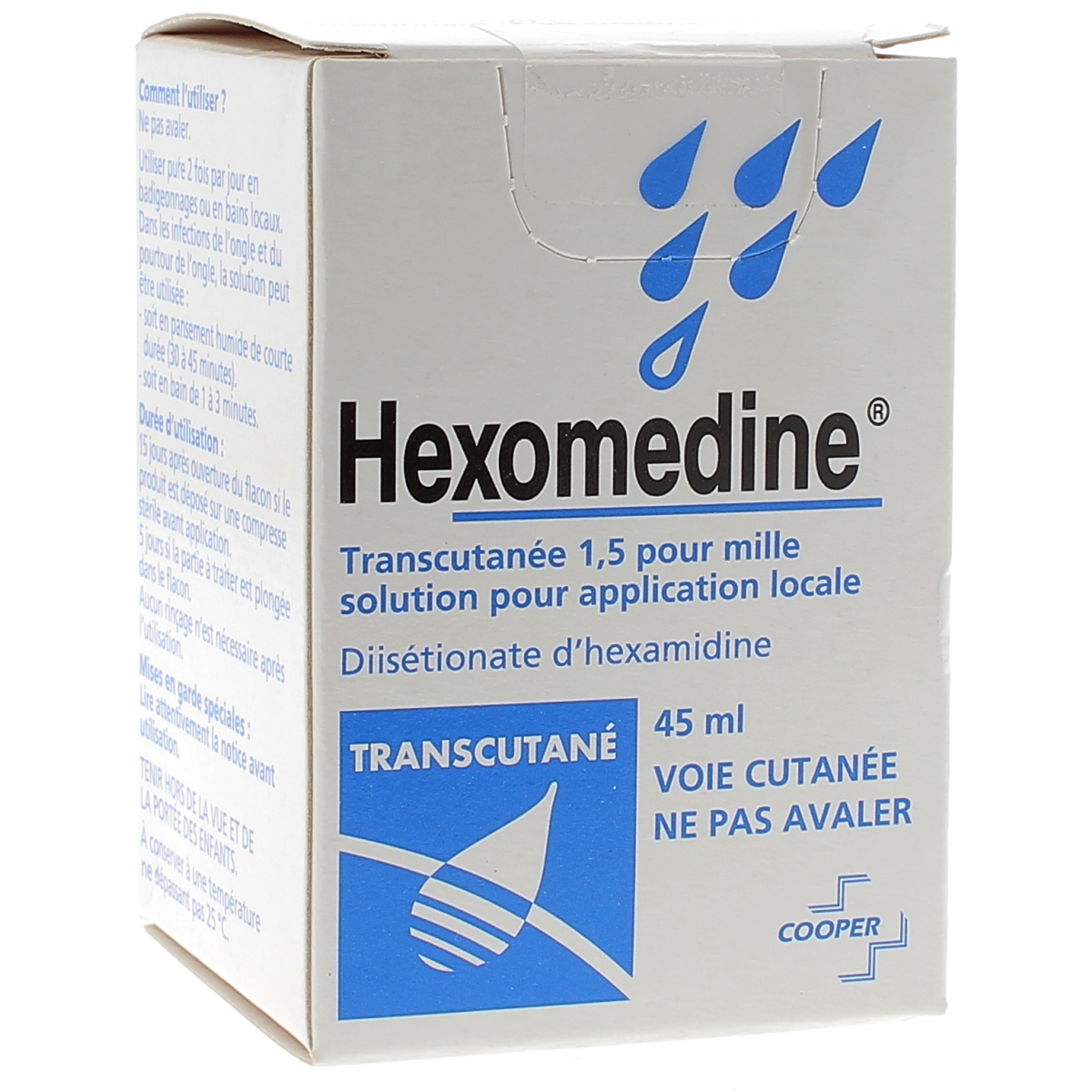 Hexomedine Transcutan E Solution Antiseptique