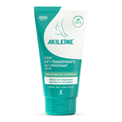 Anti-Transpirant Crème Pieds 75ml Akileïne