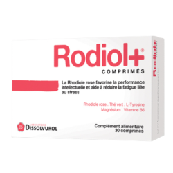 Rodiol + performance intellectuelle et fatigue Dissolvurol -