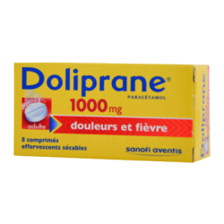 DOLIPRANE 1000MG CPR EFFV TB8