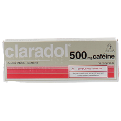 CLARADOL 500MG CAFEINE CPR 16