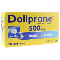 DOLIPRANE 500MG CPR BT16