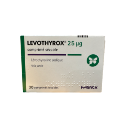 LEVOTHYROX 25MCG CPR BT30 EXC