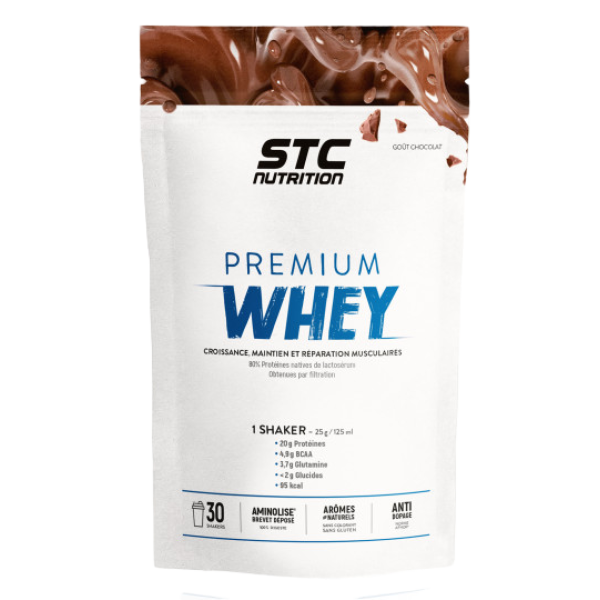 STC Prenium Whey - Construction musculaire et récupération STC Nutrition - 750 g