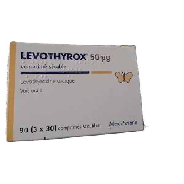 LEVOTHYROX 50MCG CPR BT90 XC