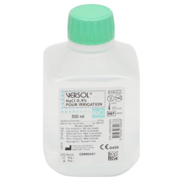 FLEXEO serum physiologique bouteille NaCl 0.9 - Rince oeil 500 ml