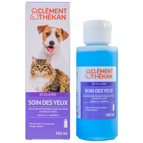 Soin des yeux solution Chiens et Chats Clément Thékan - 100 ml