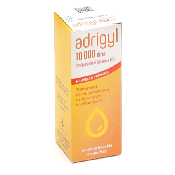 Adrigyl vitamine D 10000 UI/ml gouttes