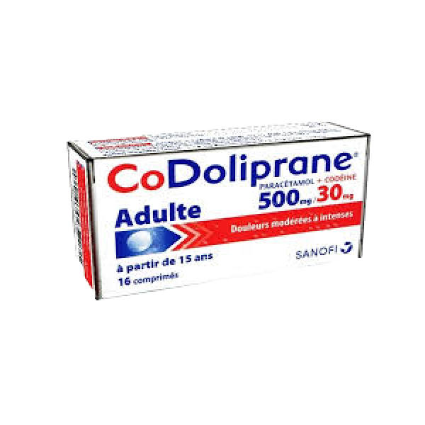 CODOLIPRANE 500/30MG CPR BT16