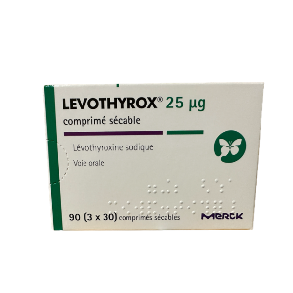 LEVOTHYROX 25MCG CPR BT90 EXC