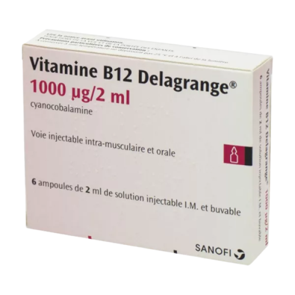 VIT B12 DEL.1000Y INJ A.2ML 6