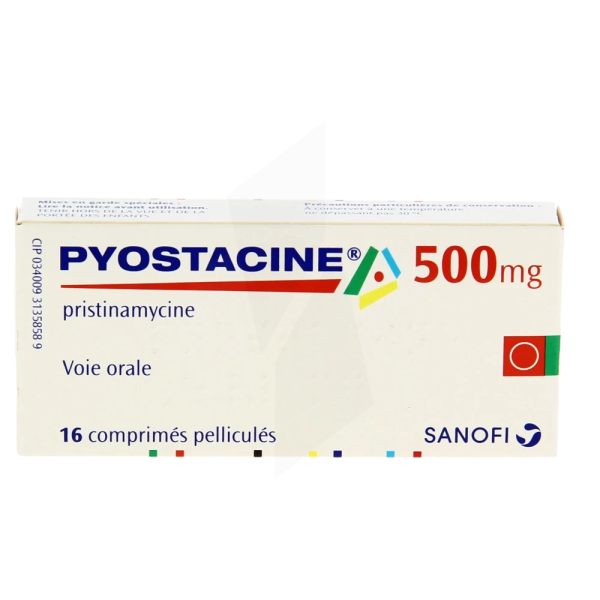 PYOSTACINE 500MG CPR BT16